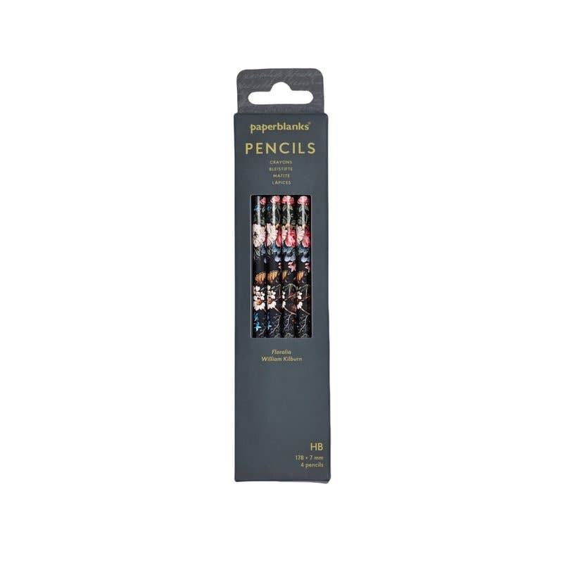 Floralia 4 Pack Pencils by Paperblanks (William Kilburn)