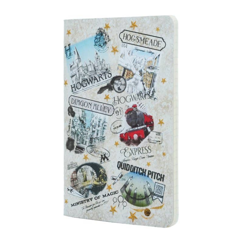 The Wizarding World Notebook A6 Gridded Cahier by Paperblanks