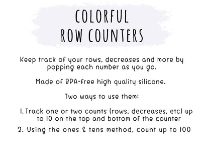 Fox & Pine Colorful Row Counters