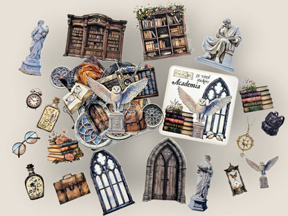 Academia Sticker Tin Box