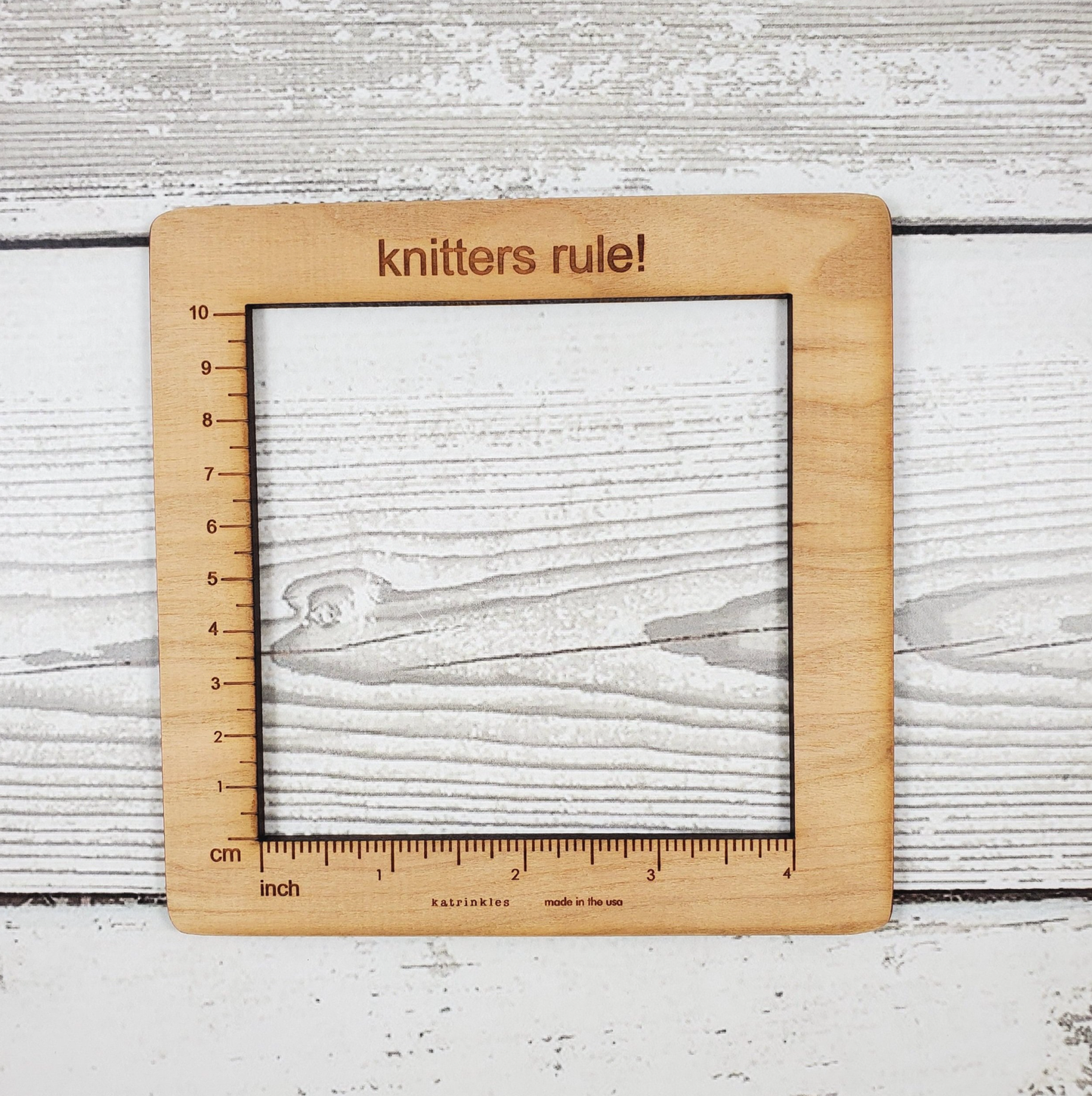 Katrinkles Gauge Swatch Ruler