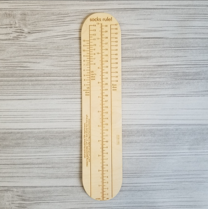 Katrinkles Sock Ruler