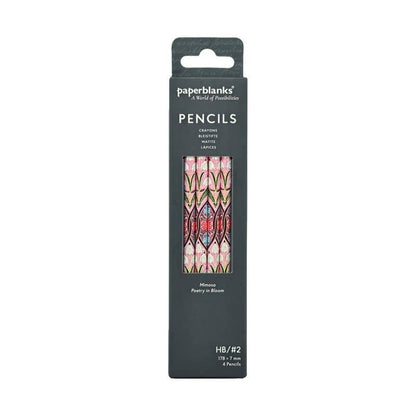 Mimosa 4 Pack Pencils by Paperblanks (Poetry in Bloom)