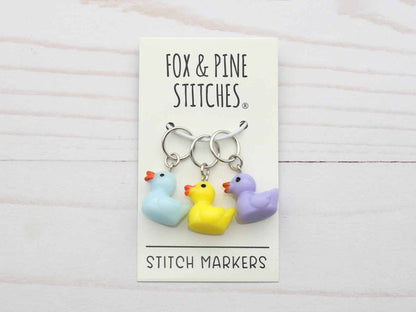 Fox & Pine Rubber Ducky Stitch Markers