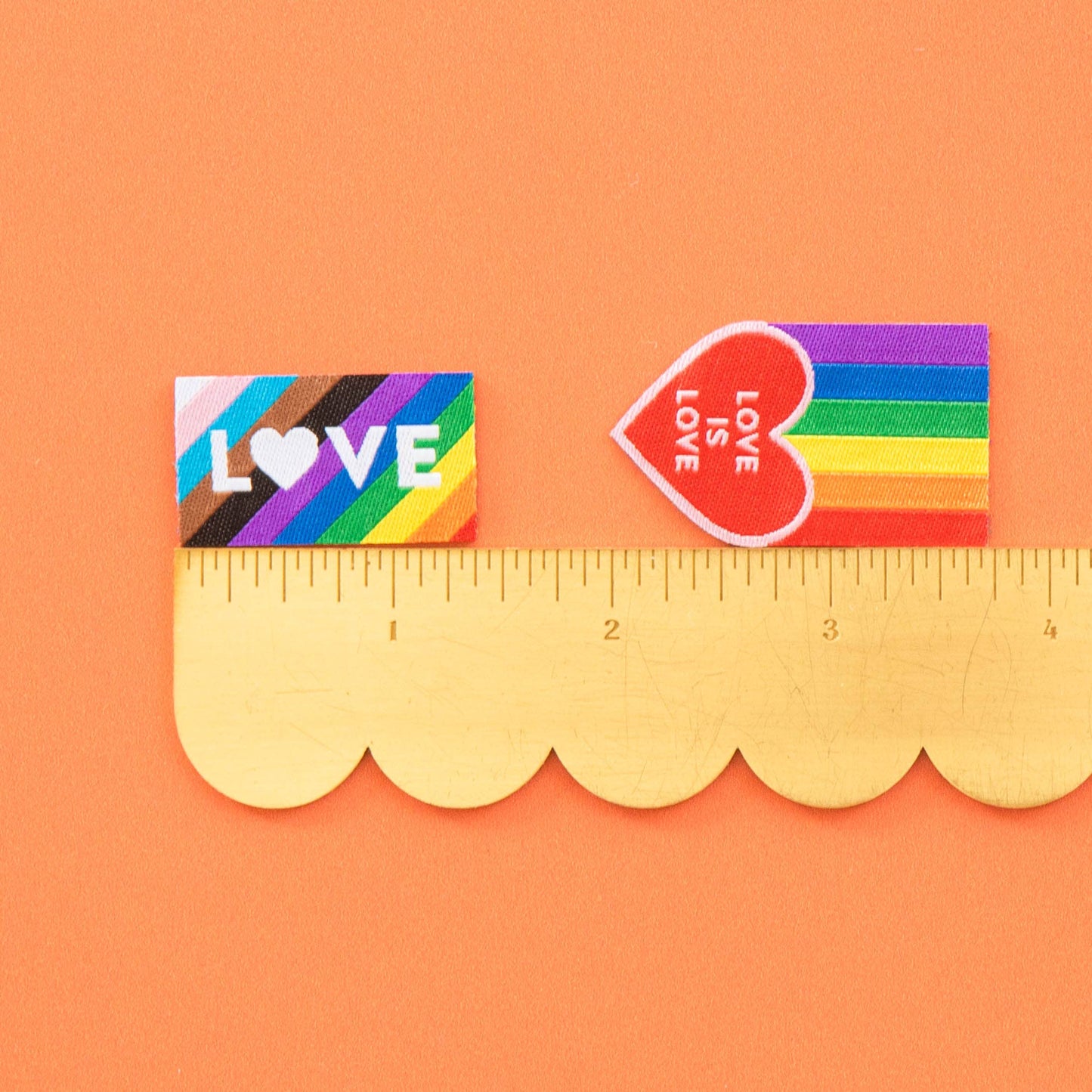 Pride Rainbow Iron-on Label Multipack