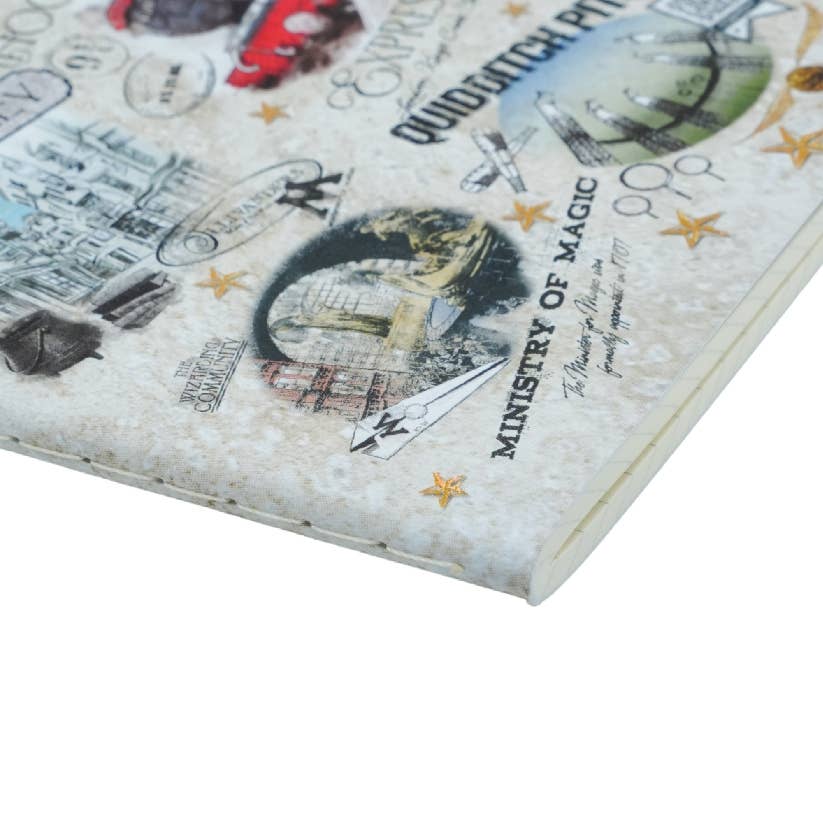 The Wizarding World Notebook A6 Gridded Cahier by Paperblanks