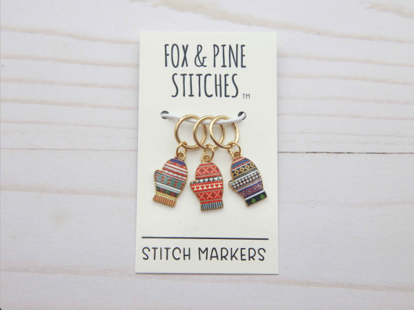 Fair Isle Mitten Stitch Markers