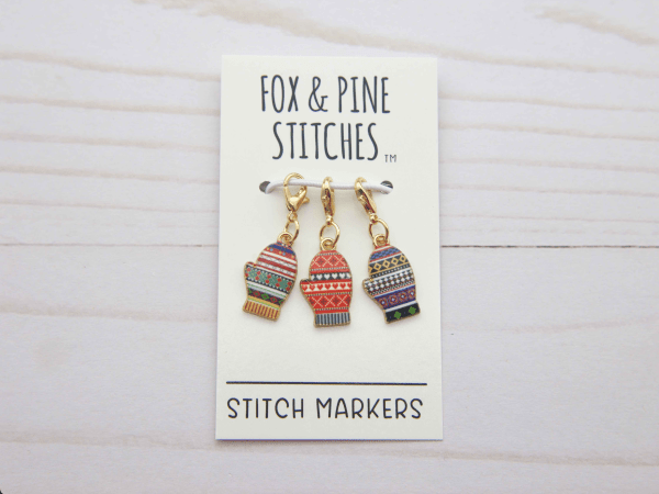 Fair Isle Mitten Stitch Markers