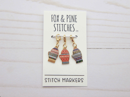 Fair Isle Mitten Stitch Markers