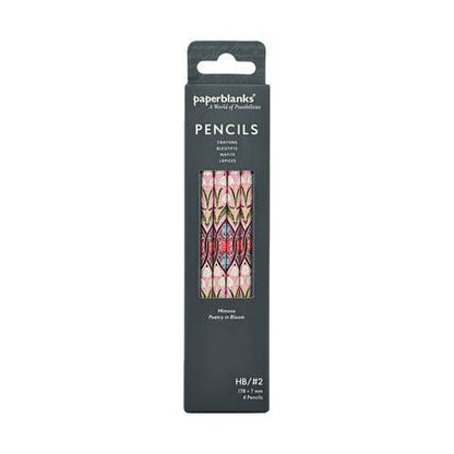 Mimosa 4 Pack Pencils by Paperblanks (Poetry in Bloom)