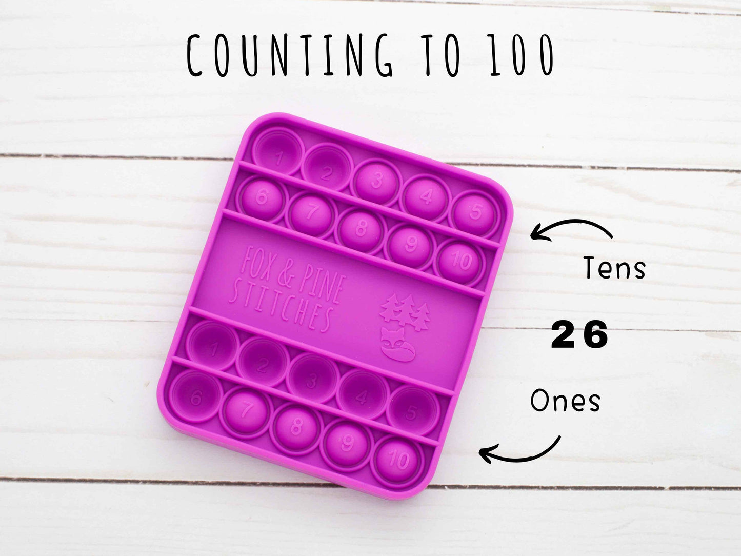 Fox & Pine Colorful Row Counters