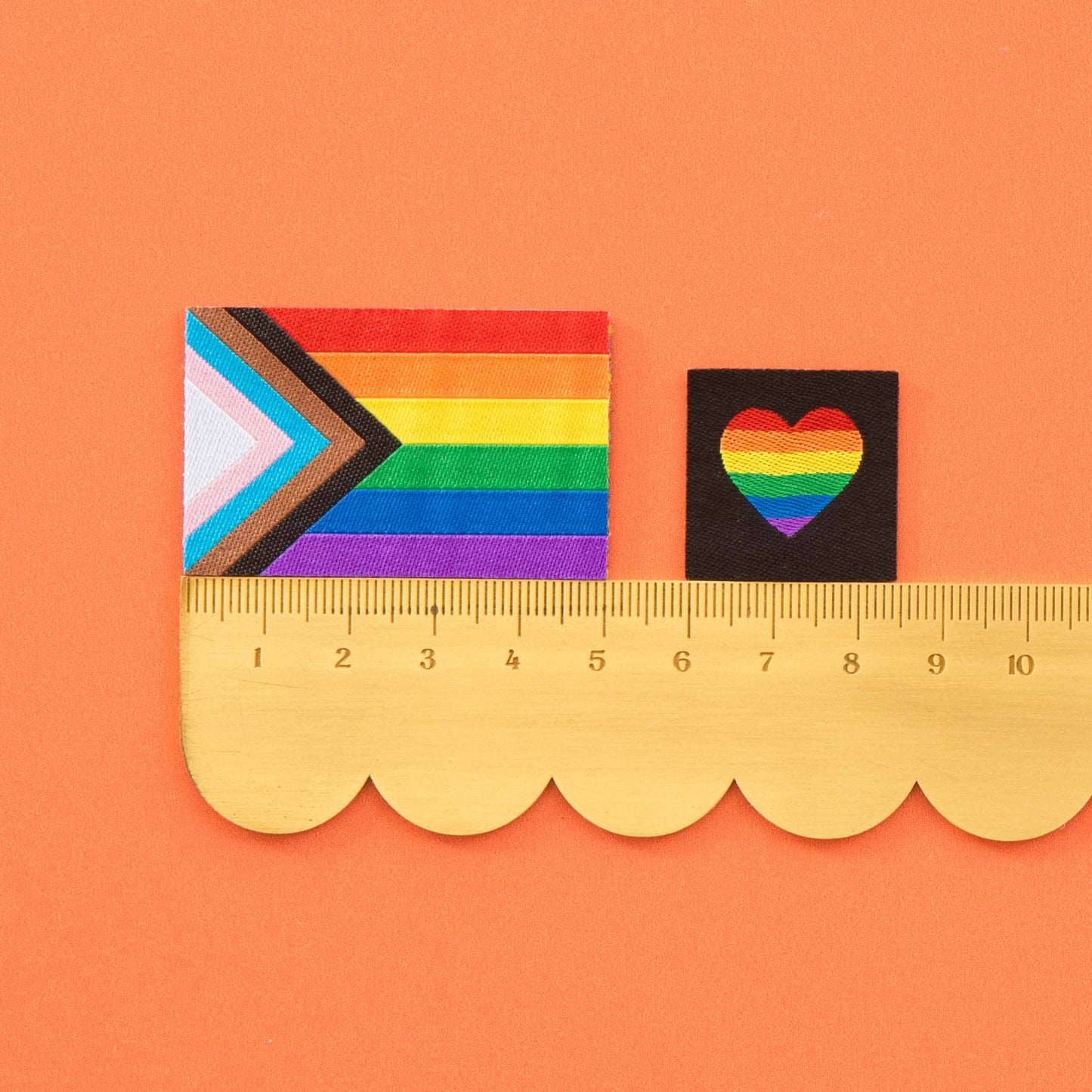 Pride Rainbow Iron-on Label Multipack
