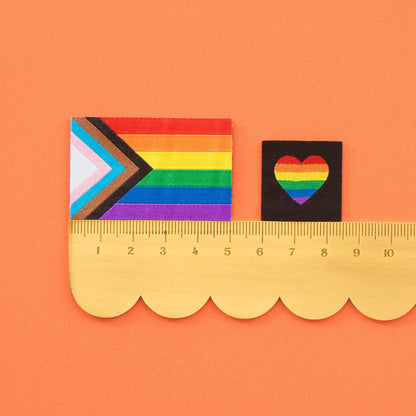 Pride Rainbow Iron-on Label Multipack