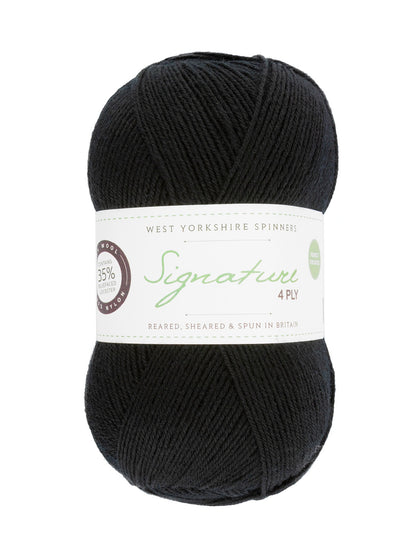 West Yorkshire Spinners Signature 4 Ply - Solids