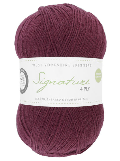 West Yorkshire Spinners Signature 4 Ply - Solids