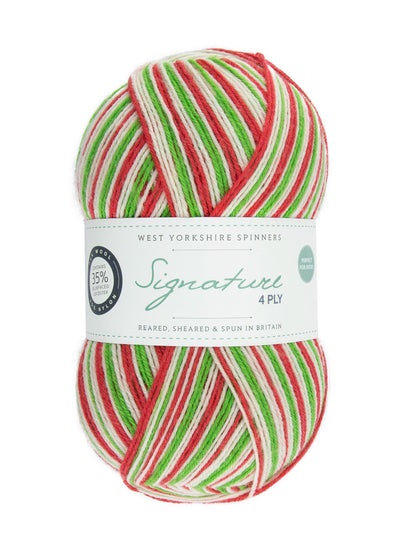 West Yorkshire Spinners Signature 4 Ply - Christmas Collection